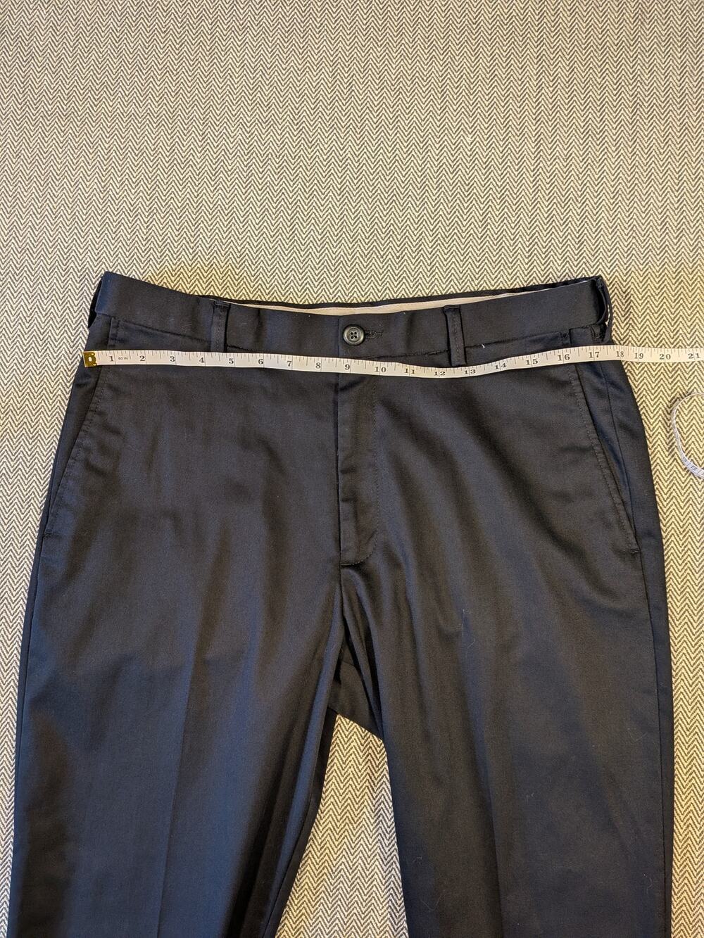 Hagger Black Mens Dress Pants 34 x 32 Preppy Minimalist Old Money Timeless